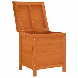 vidaXL Contenitore Giardino Marrone 50x49x56,5 cm Legno Massello Abete - Vista aggiuntiva 3