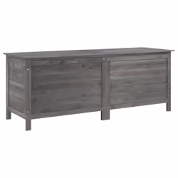 vidaXL Contenitore da Giardino Antracite 150x50x56,5 cm Massello Abete - Vista aggiuntiva 2