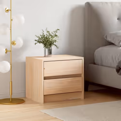 Questo comodino in legno dal design elegante è un'aggiunta senza tempo al vostro arredamento. Materiale resistente: Il legno ...