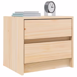 Comodini 2 pz 40x31x35,5 cm in Legno Massello di Pinocod mxl 94933 - Vista aggiuntiva 3