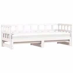 VidaXL 836211 divano Divano letto Bianco - Vista aggiuntiva 4