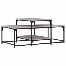 Tavolino da Salotto Grigio Sonoma 102x60x45cm Legno Multistratocod mxl 107168 - Vista aggiuntiva 2
