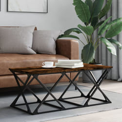 Vidaxl - Tavolino da Salotto Rovere Fumo 100x49x40 cm Legno Multistrato 81456