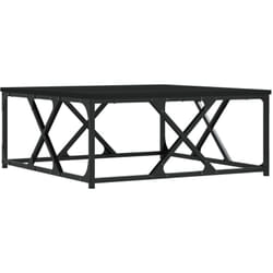 Vidaxl - Tavolino da Salotto Nero 70x70x30 cm in Legno Multistrato