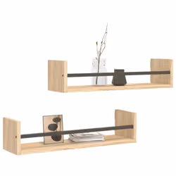 VidaXL 835435 scaffale Legno, Acciaio Legno