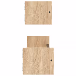 VidaXL 835435 scaffale Legno, Acciaio Legno - Vista aggiuntiva 5