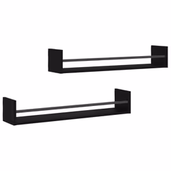 VidaXL 835439, Legno, Acciaio, Nero, 800 mm, 160 mm, 140 mm, 1 pz