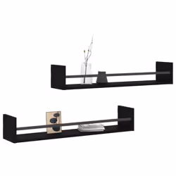 VidaXL 835439 scaffale Legno, Acciaio Nero