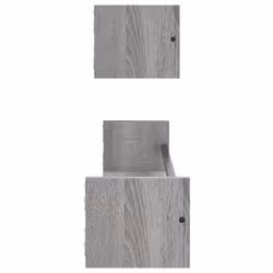 VidaXL 835442 scaffale Legno, Acciaio Grigio - Vista aggiuntiva 5