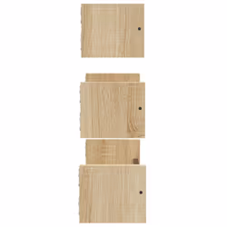 VidaXL 835445 scaffale Legno, Acciaio Legno - Vista aggiuntiva 5