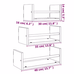 VidaXL 835445 scaffale Legno, Acciaio Legno - Vista aggiuntiva 8