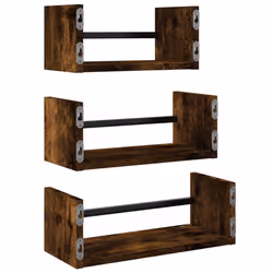 VidaXL 835446 scaffale Acciaio, Legno Quercia - Vista aggiuntiva 6