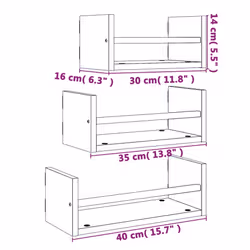 VidaXL 835446 scaffale Acciaio, Legno Quercia - Vista aggiuntiva 8