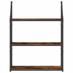 VidaXL 835451 scaffale Legno Quercia, Marrone - Vista aggiuntiva 4