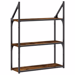 VidaXL 835451 scaffale Legno Quercia, Marrone - Vista aggiuntiva 6
