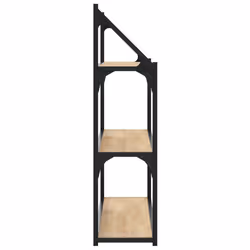 VidaXL 835455 scaffale Legno, Acciaio Legno - Vista aggiuntiva 5