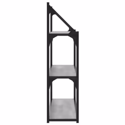 VidaXL 835457 scaffale Legno, Acciaio Grigio - Vista aggiuntiva 5