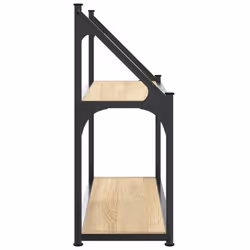 VidaXL 835460 scaffale Legno, Acciaio Legno - Vista aggiuntiva 5