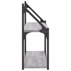 VidaXL 835467 scaffale Legno, Acciaio Grigio - Vista aggiuntiva 5