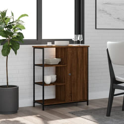 Vidaxl - Credenza Rovere Marrone 70x30x80 cm in Legno Multistrato