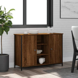 Credenza Rovere Marrone 100x35x70 cm in Legno Multistrato Vidaxl 20511