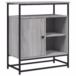Credenza Grigio Sonoma 69x35x80 cm in Legno Multistratocod mxl 131326 - Vista aggiuntiva 2