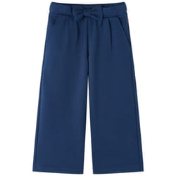 Pantaloni per Bambini a Gamba Larga Blu Marino 140 Vidaxl 53287