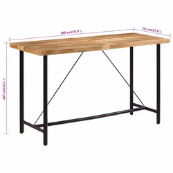 VidaXL 356383 tavolo da cucina e sala da pranzo - Vista aggiuntiva 7