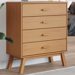 Questa cassettiera in legno, che emana un fascino scandinavo, è pensata per essere il centro di attrazione dei vostri interni ...