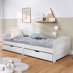 VidaXL 3185208 divano Divano letto Bianco - Vista aggiuntiva 2