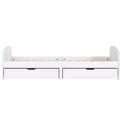 VidaXL 3185208 divano Divano letto Bianco - Vista aggiuntiva 4