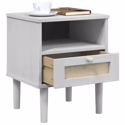 VidaXL 358011 comodino Bianco - Vista aggiuntiva 4