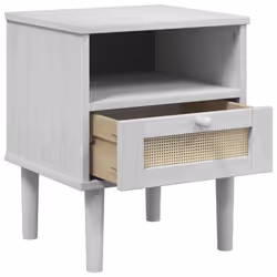 VidaXL 358011 comodino Bianco - Vista aggiuntiva 5