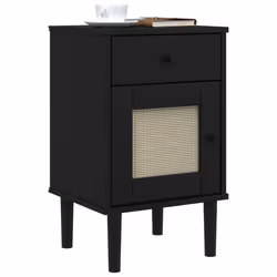 VidaXL 358015 comodino Nero
