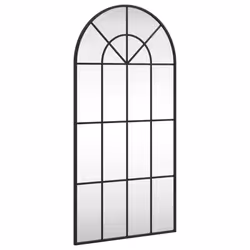 Specchio da Parete Nero 50x100 cm Arco in Ferrocod mxl 104230 - Vista aggiuntiva 2