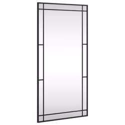 Specchio da Parete Nero 50x100 cm Rettangolare in Ferrocod mxl 104242 - Vista aggiuntiva 2