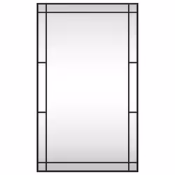 Specchio da Parete Nero 60x100 cm Rettangolare in Ferrocod mxl 80282 - Vista aggiuntiva 3