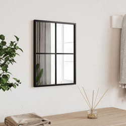 Vidaxl - Specchio da Parete Nero 30x40 cm Rettangolare in Ferro 59099