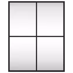 Specchio da Parete Nero 40x50 cm Rettangolare in Ferrocod mxl 82828 - Vista aggiuntiva 3