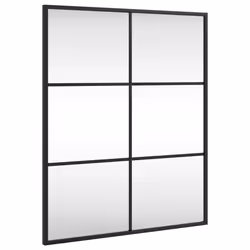 Specchio da Parete Nero 50x60 cm Rettangolare in Ferrocod mxl 106762 - Vista aggiuntiva 2