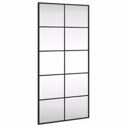 Specchio da Parete Nero 50x100 cm Rettangolare in Ferrocod mxl 130660 - Vista aggiuntiva 2