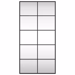 Specchio da Parete Nero 50x100 cm Rettangolare in Ferrocod mxl 130660 - Vista aggiuntiva 3