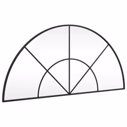 Specchio da Parete Nero 100x50 cm Arco in Ferrocod mxl 80287 - Vista aggiuntiva 2