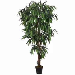 Questo albero di mango artificiale sarà una scelta perfetta per abbellire il vostro ingresso, soggiorno o ufficio. Aspetto re ...