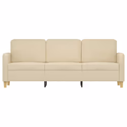 Divano a 3 Posti Crema 180 cm in Tessutocod mxl 85410 - Vista aggiuntiva 3