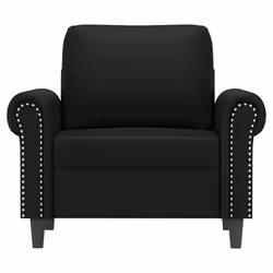 Poltrona Nera 60 cm in Similpellecod mxl 107238 - Vista aggiuntiva 3