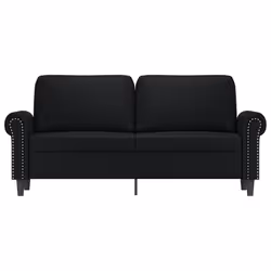 Divano a 2 Posti Nero 140 cm in Similpellecod mxl 83305 - Vista aggiuntiva 3