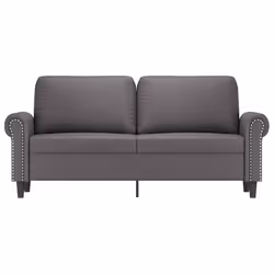Divano a 2 Posti Grigio 140 cm in Similpellecod mxl 85730 - Vista aggiuntiva 3