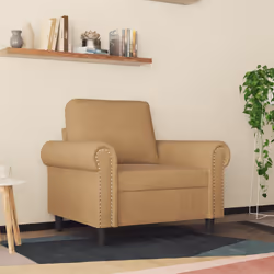 Poltrona Marrone 60 cm Vellutocod mxl 134741 - Vista aggiuntiva 3