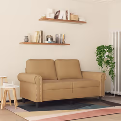 Divano a 2 Posti marrone 120 cm in Vellutocod mxl 110720 - Vista aggiuntiva 3